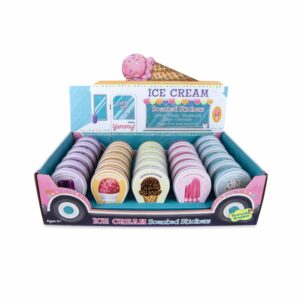 Ice Cream Scented Stickers in a Tin