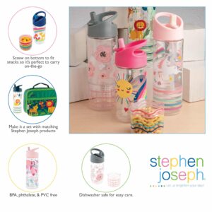 Stephen Joseph Flip Top Bottle with Snack Container