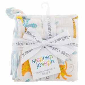 Stephen Joseph Muslin Wash Cloth Sets