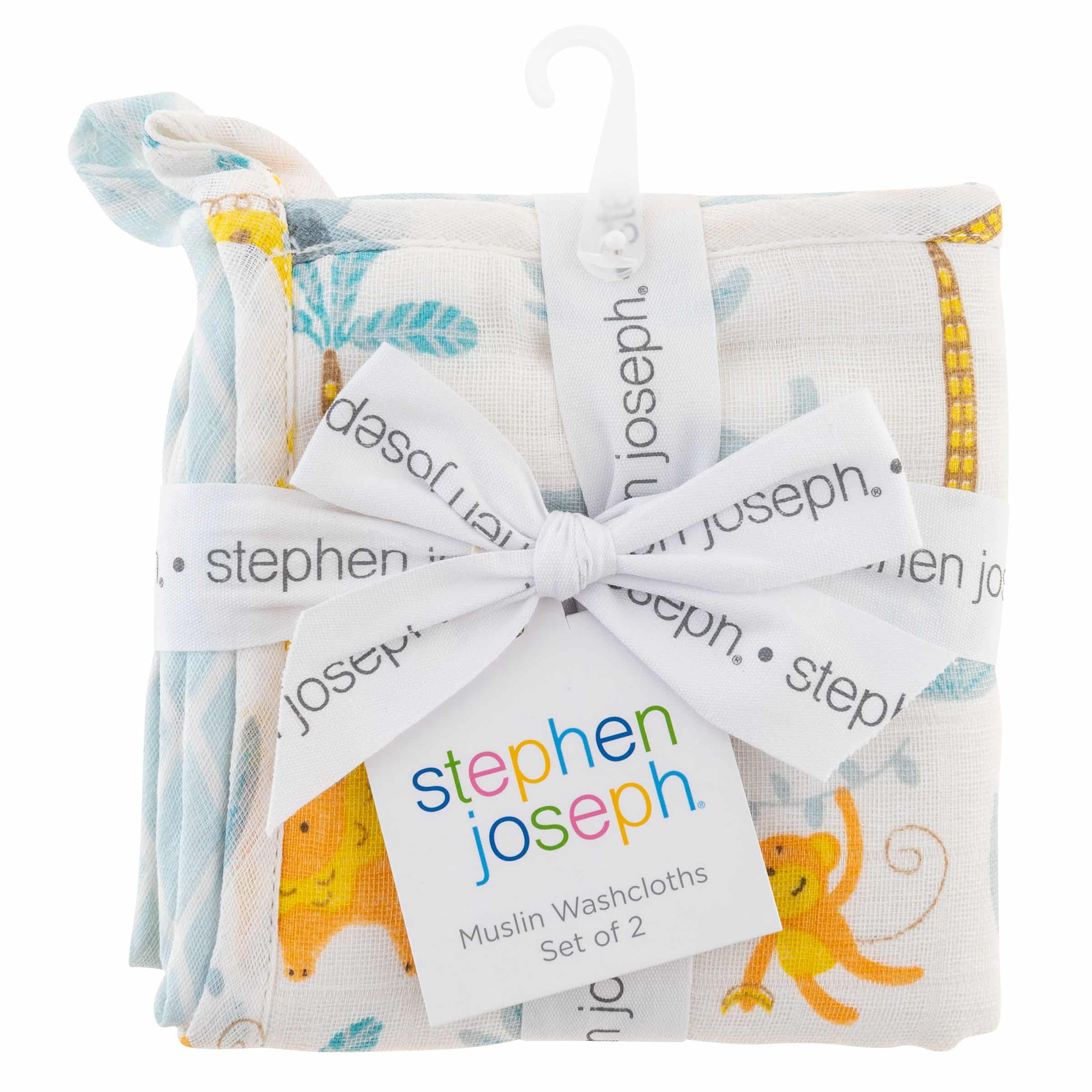 Stephen Joseph Muslin Wash Cloth Sets