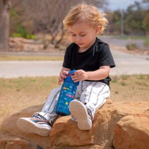 Stephen Joseph Stainless Steel Bottle with Handle