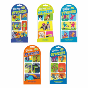 Peaceable Kingdom Flicker Lenticular Stickers