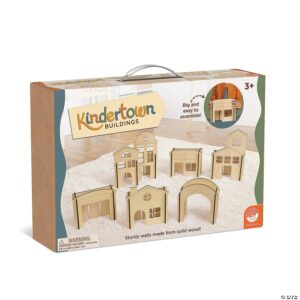 Mindware Kindertown Buildings Wooden Montessori Building Set