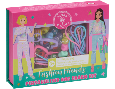 Floss & Rock Fashion Friends Personalised Bag Charm Kit