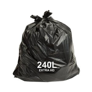 Bastion 240L Bin Liners | Extra Heavy Duty | 25 Bags