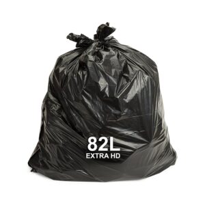Bastion 82L Extra Heavy Duty Bin Liners | 50 Bags