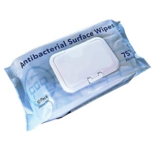 Bastion Antibacterial Surface Wipes | 80 Wipes | 20cm x 15cm