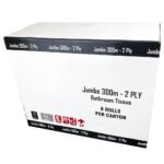 Rosche 6100 Jumbo Toilet Roll | 1 Roll | Virgin 2 Ply | 9cm x 300m - Image 4