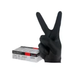 Bastion Nitrile Gloves Heavy Duty | Black | 100 pcs