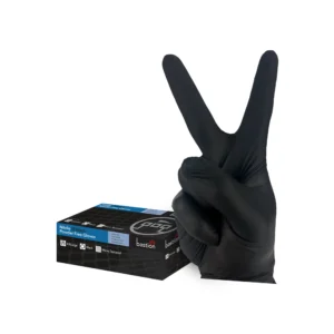 Bastion Black Nitrile Gloves | 100 pcs