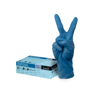 Bastion Long Cuff Nitrile Gloves Heavy Duty | Blue | 100 pcs