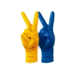 Bastion Diamond Grip Long Cuff Nitrile Gloves | 50 pcs