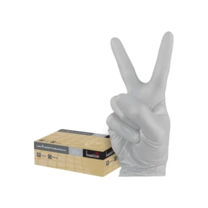 Bastion Latex Gloves | White | Powder Free | 100 pcs