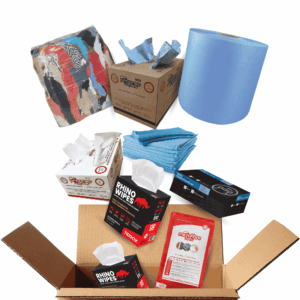 Workshop Essentials Kit | Bulk Wipes | Rags | Gloves