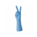 Bastion High Risk Long Cuff Latex Gloves | Blue | 50 pcs